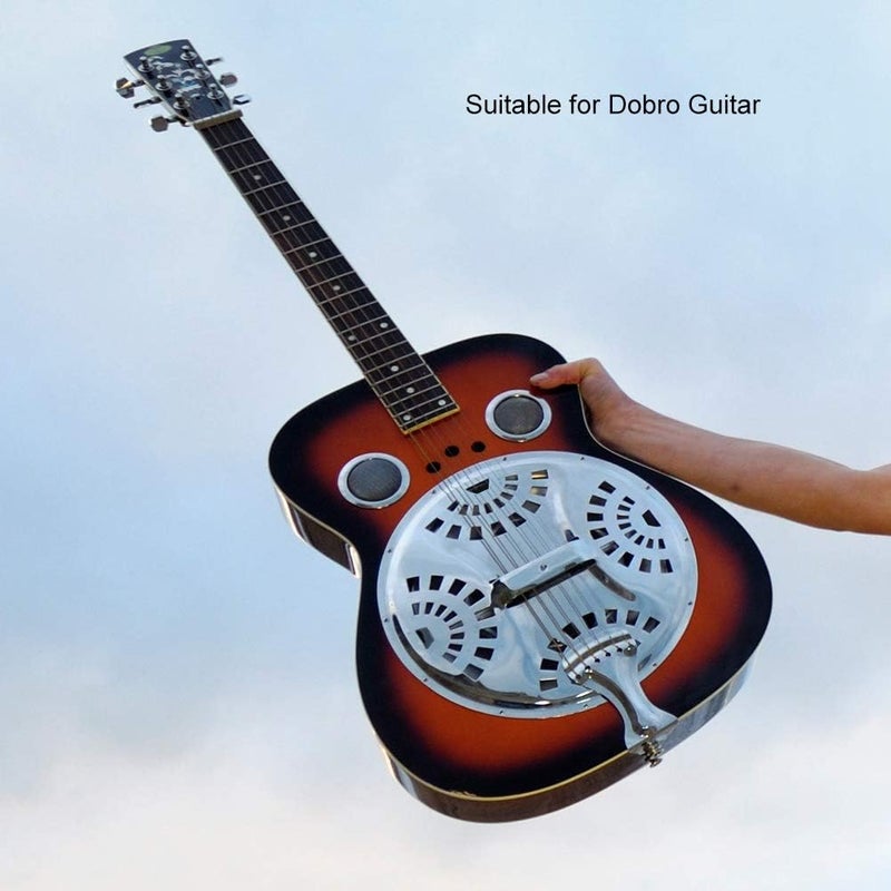 MUNEFE Resonator Guitar Kit, Resonator Tailpiece Spider Bridge Cover, Resonator Cone Set, Suitable for Resonator Guitar - Image 2
